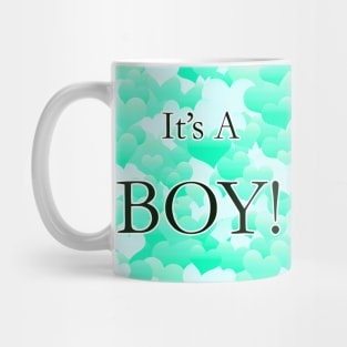 It's A Boy! Light Greens Mug